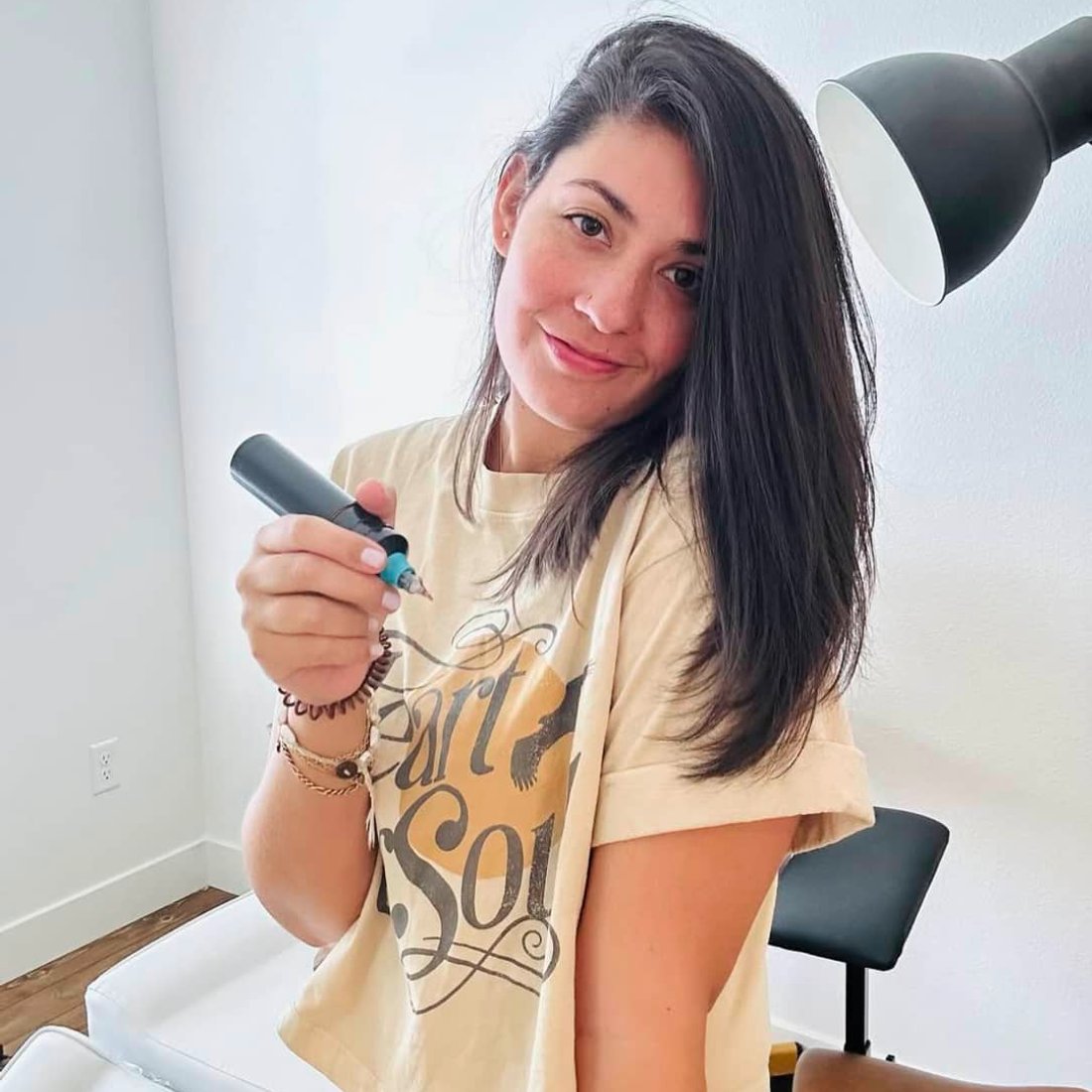 Bella Danieli, founder and lead artist at Picosa Ink Beauty Bar