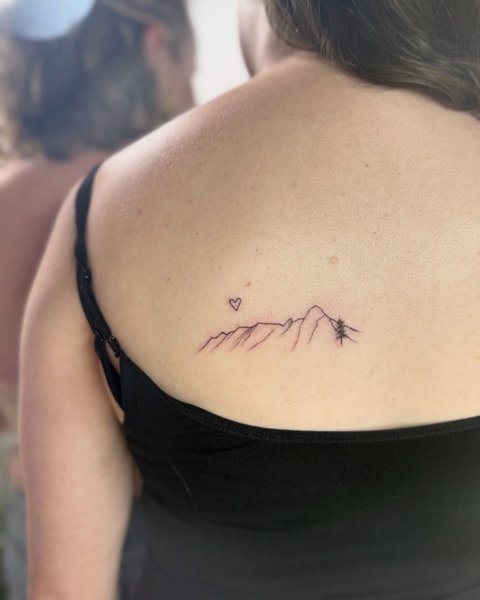 Fine line tattoo artistry by Bella at Picosa Ink Beauty Bar