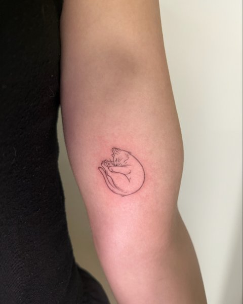 Fine line tattoo artistry by Bella at Picosa Ink Beauty Bar