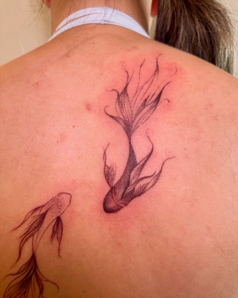 Fine line tattoo artistry by Bella at Picosa Ink Beauty Bar