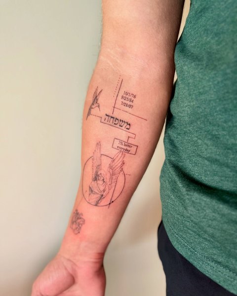 Fine line tattoo artistry by Bella at Picosa Ink Beauty Bar