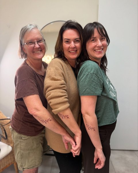 Fine line tattoo artistry by Bella at Picosa Ink Beauty Bar