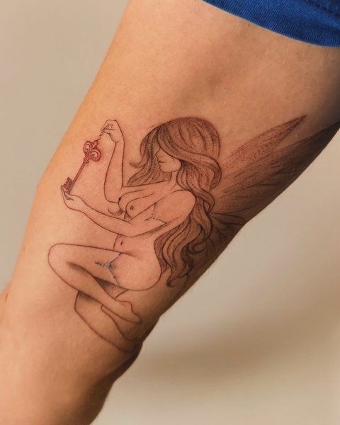 Fine line tattoo artistry by Bella at Picosa Ink Beauty Bar